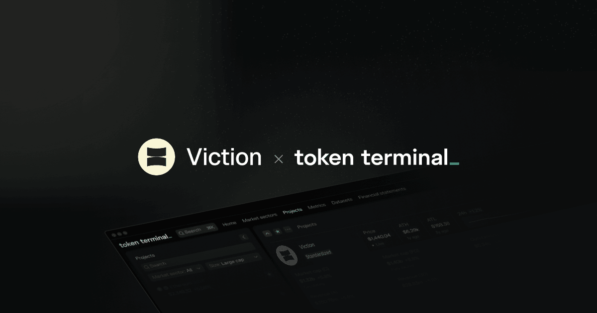 Viction is live on Token Terminal